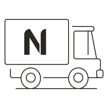 Simplified line drawing of a truck with a large 'N' on the side, on a white background.