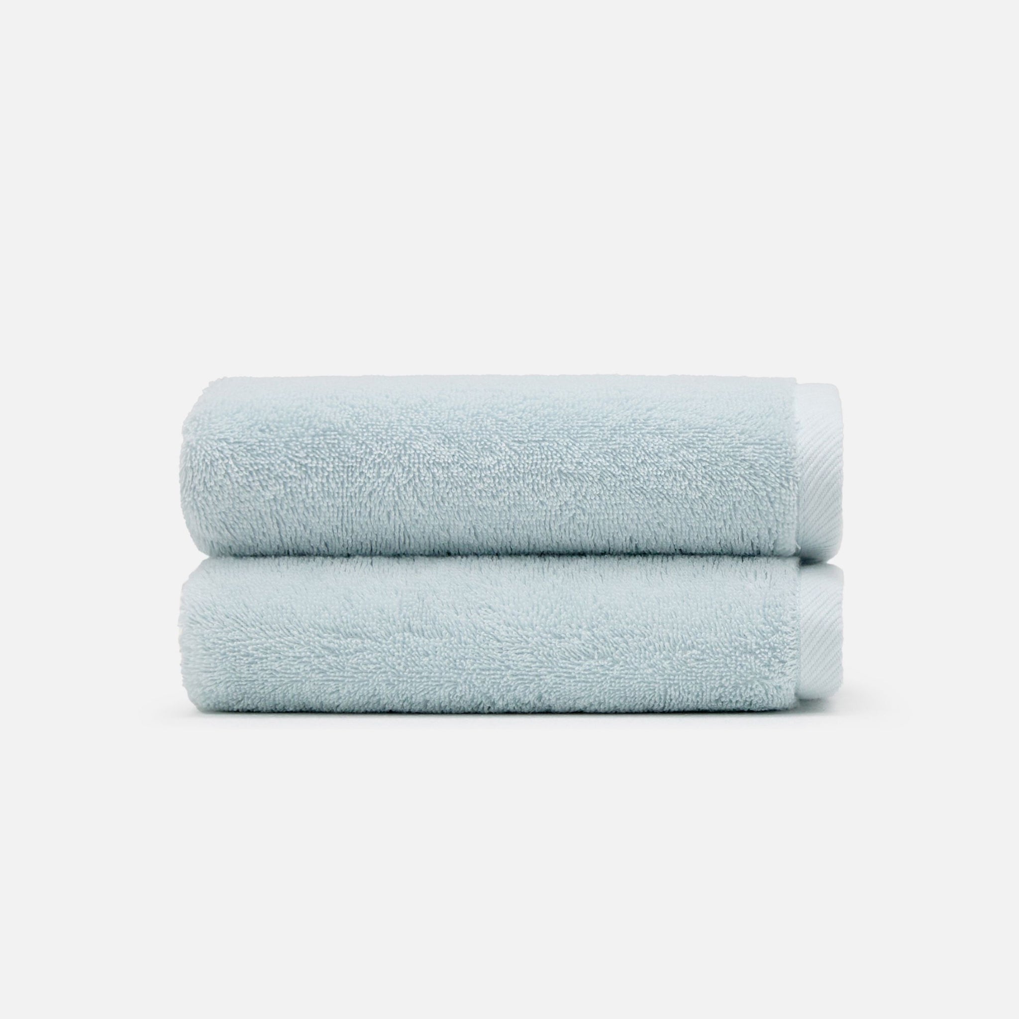 Nelpanda Tokyo Egyptian cotton hand towel in light blue, absorbent quality and luxury hotel-quality comfort
