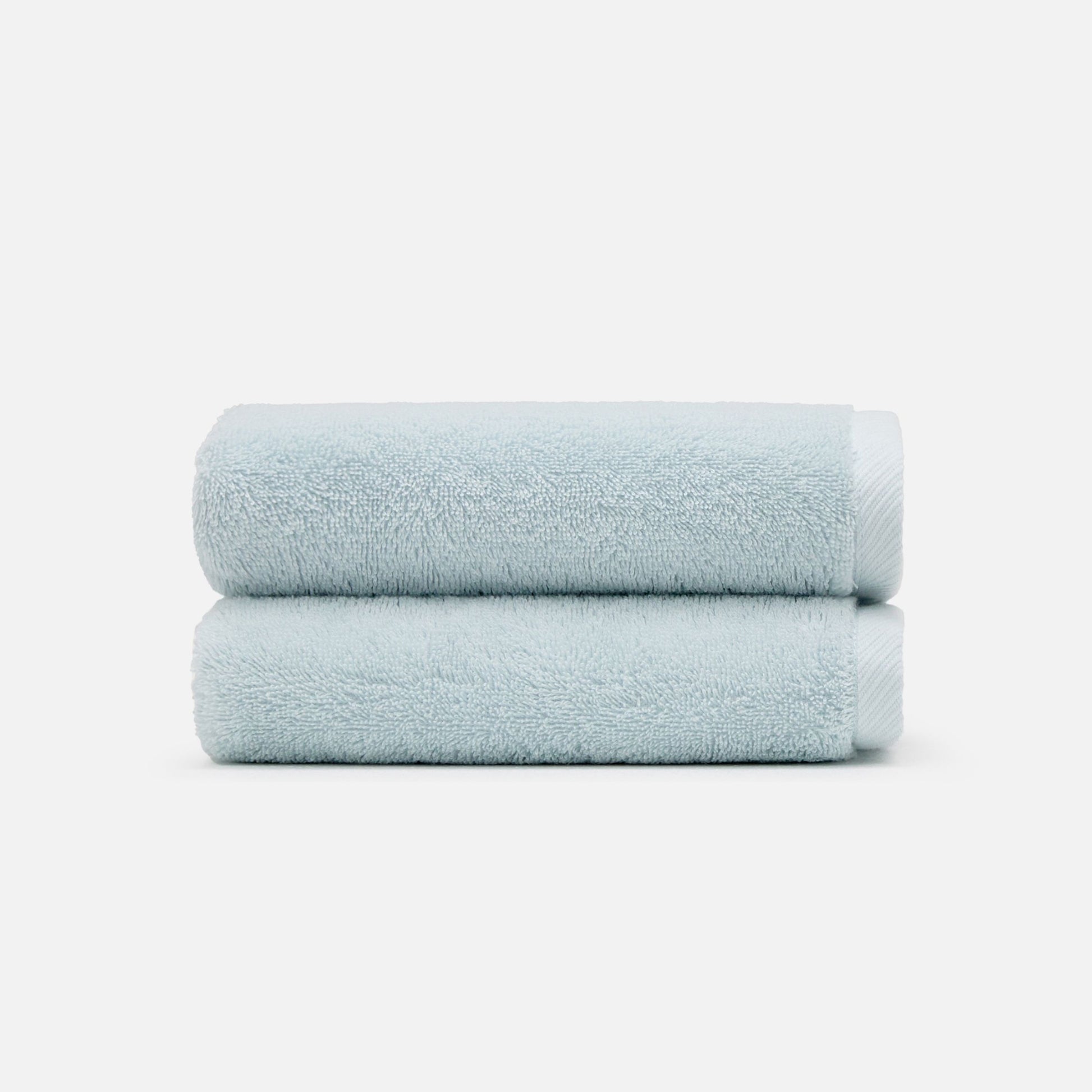 Nelpanda Tokyo Egyptian cotton hand towel in light blue, absorbent quality and luxury hotel-quality comfort