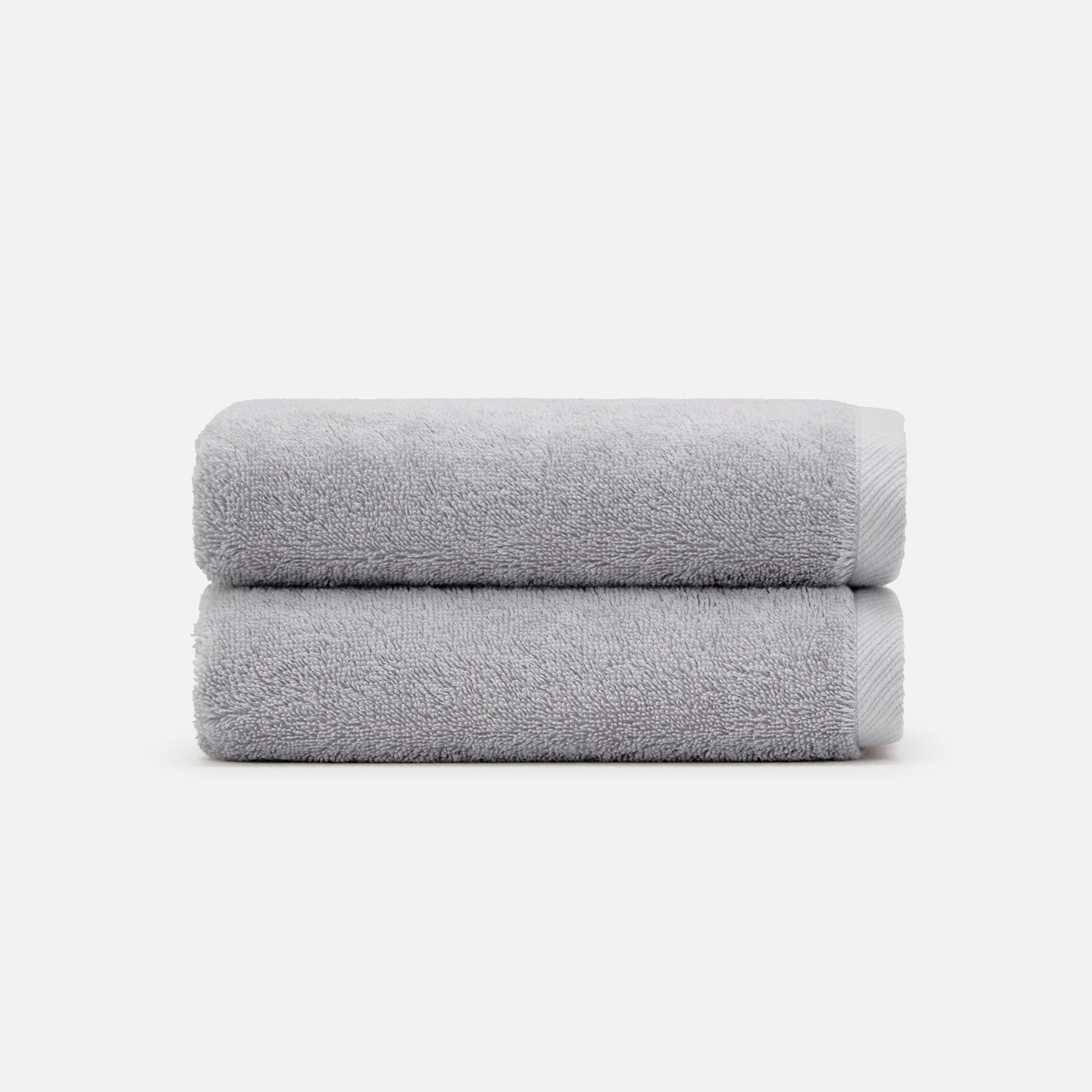 Nelpanda Tokyo Egyptian cotton hand towel in gray, absorbent quality and luxury hotel-quality comfort