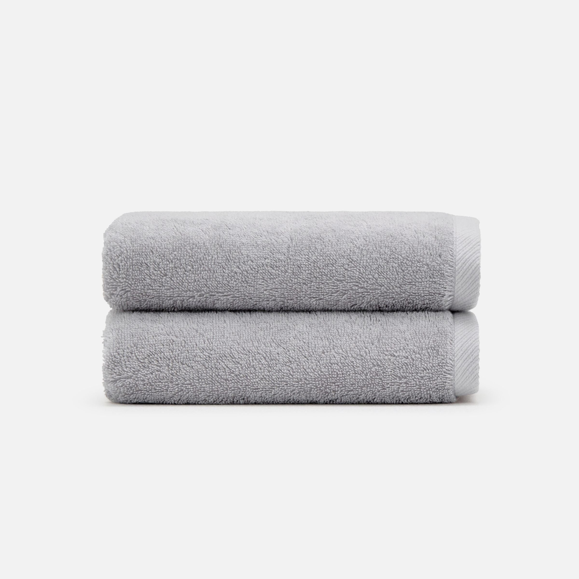 Nelpanda Tokyo Egyptian cotton hand towel in gray, absorbent quality and luxury hotel-quality comfort