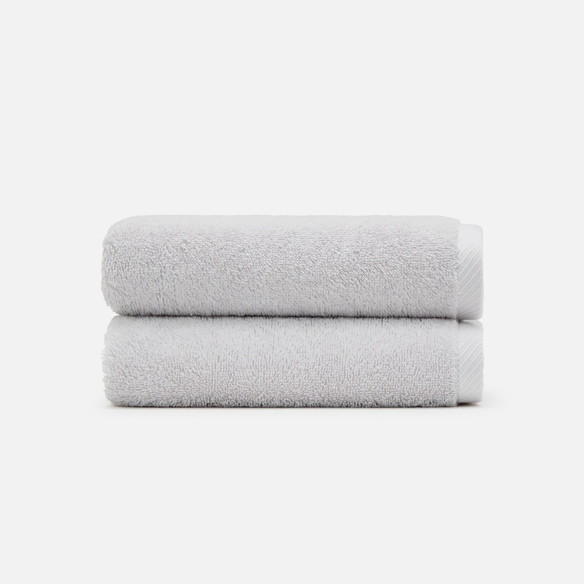 Nelpanda Tokyo Egyptian cotton hand towel in light gray, absorbent quality and luxury hotel-quality comfort