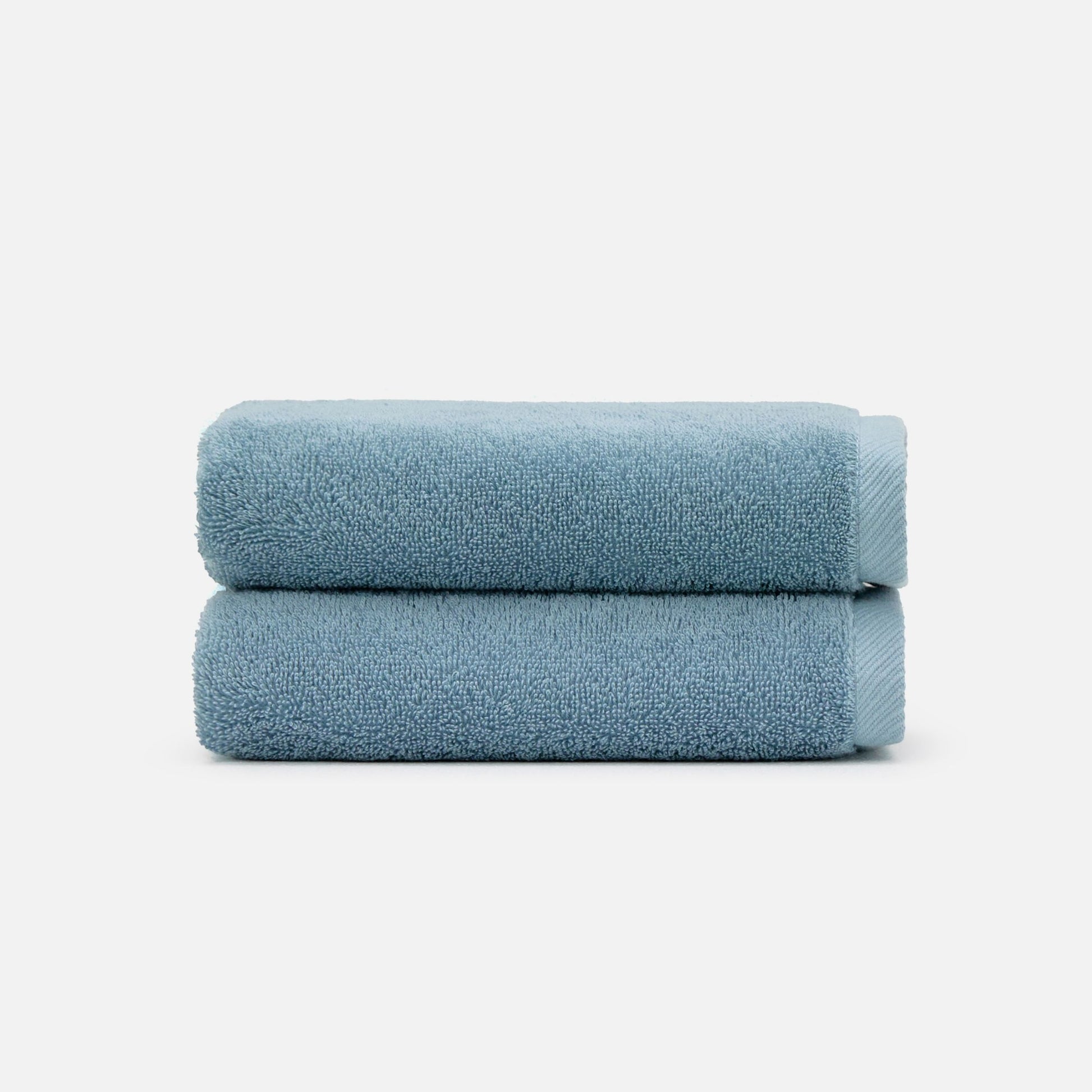 Nelpanda Tokyo Egyptian cotton hand towel in blue, absorbent quality and luxury hotel-quality comfort