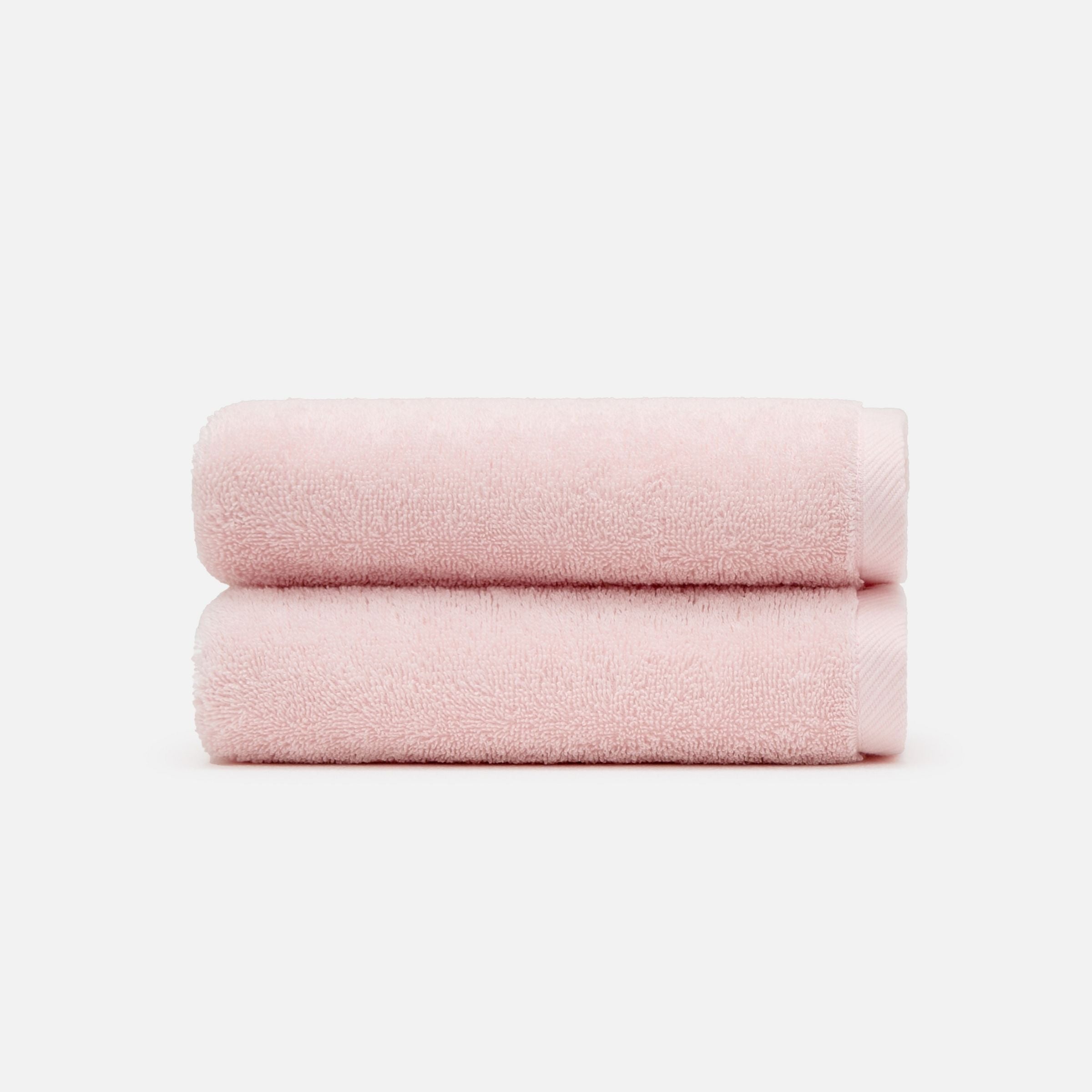 Nelpanda Tokyo Egyptian cotton hand towel in pink, absorbent quality and luxury hotel-quality comfort