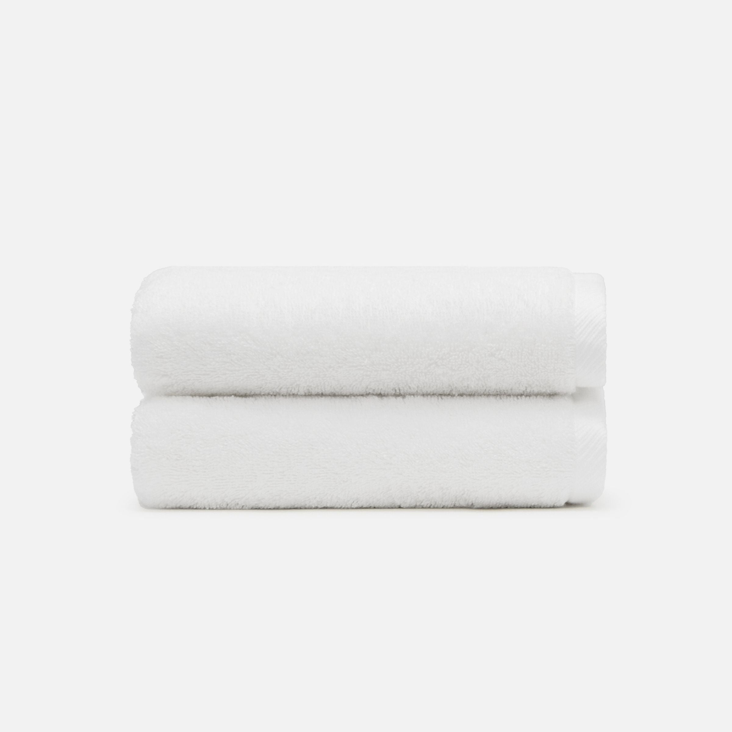 Nelpanda Tokyo Egyptian cotton hand towel in white, absorbent quality and luxury hotel-quality comfort