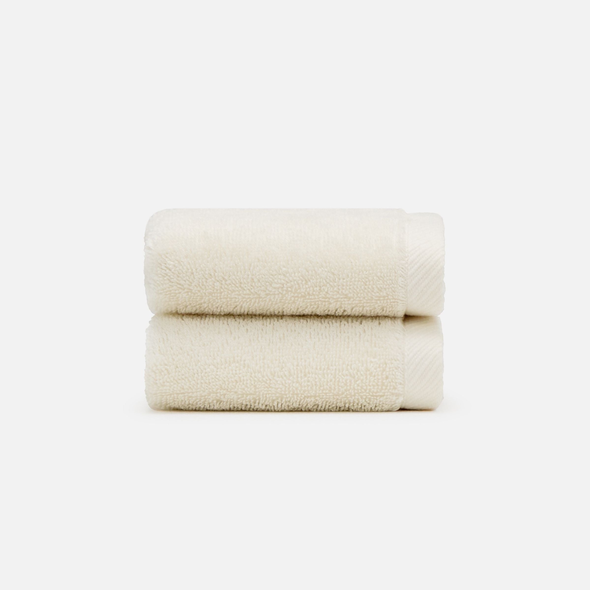 Nelpanda Tokyo Egyptian cotton washcloth in beige, absorbent quality and luxury hotel-quality comfort