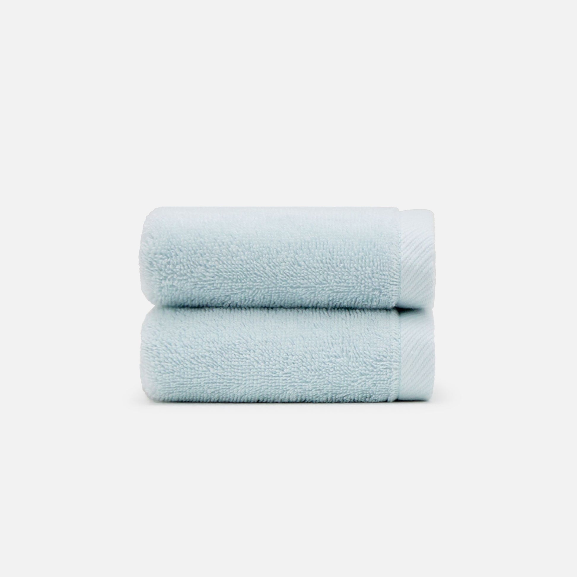 Nelpanda Tokyo Egyptian cotton washcloth in light blue, absorbent quality and luxury hotel-quality comfort