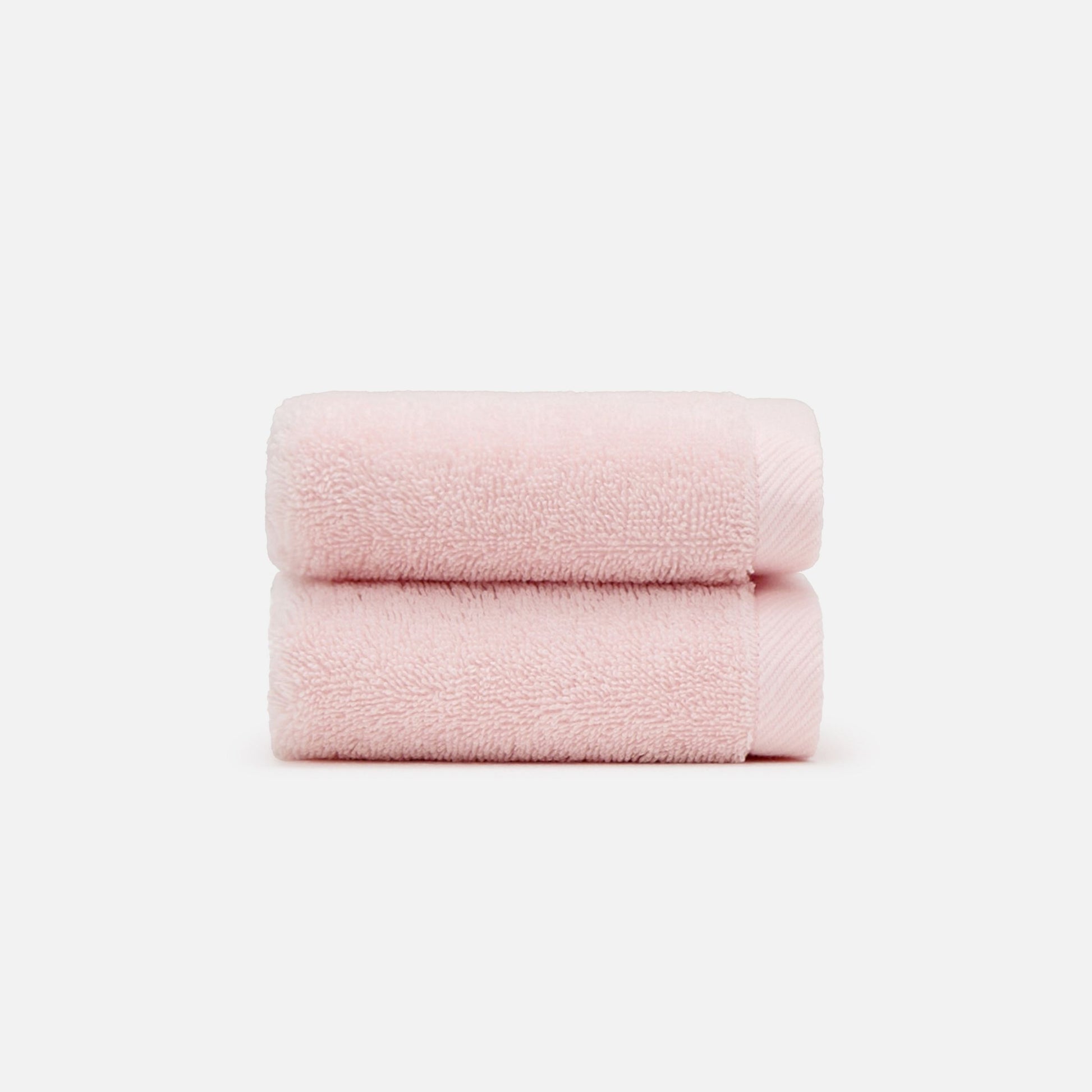 Nelpanda Tokyo Egyptian cotton washcloth in pink, absorbent quality and luxury hotel-quality comfort