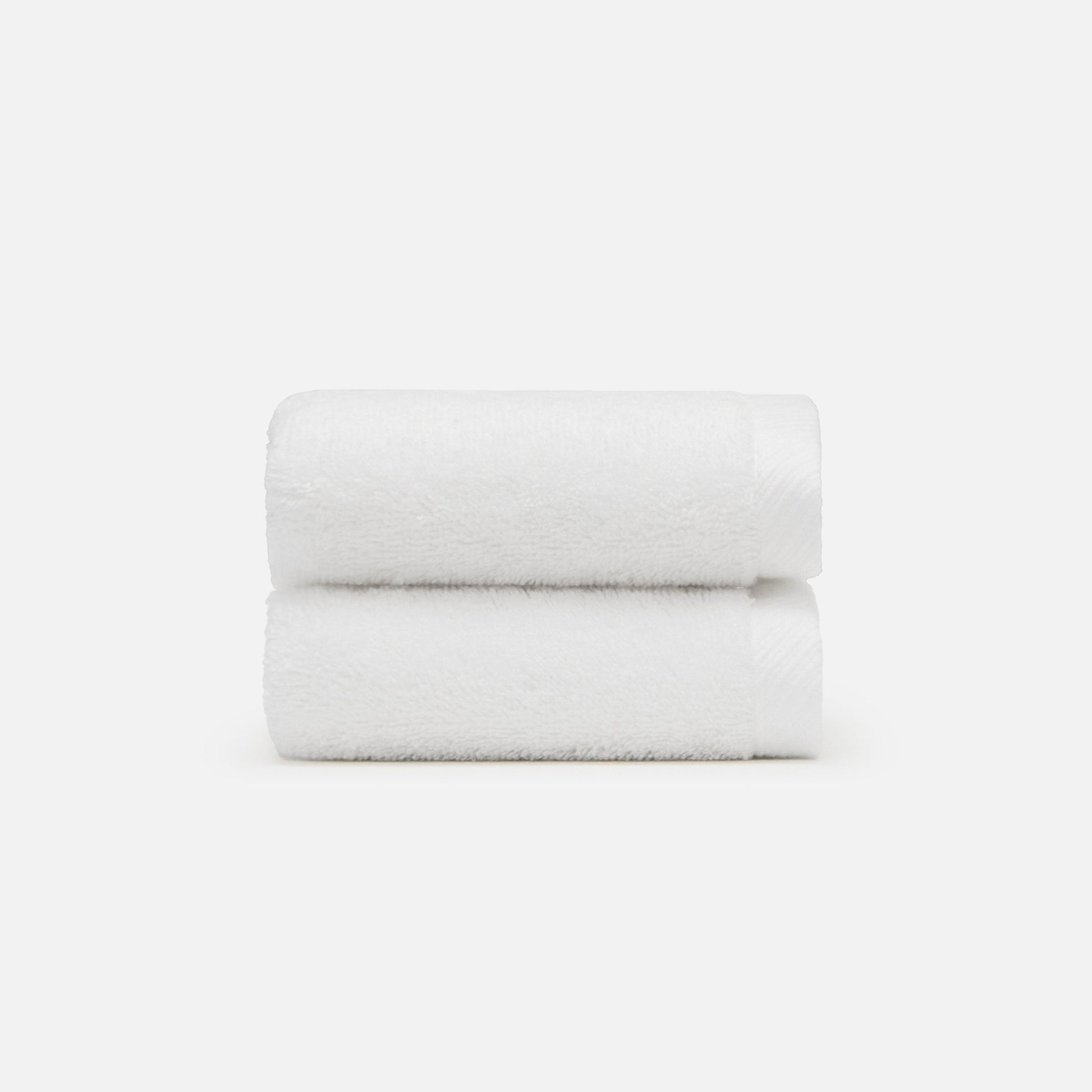 Nelpanda Tokyo Egyptian cotton washcloth in white, absorbent quality and luxury hotel-quality comfort