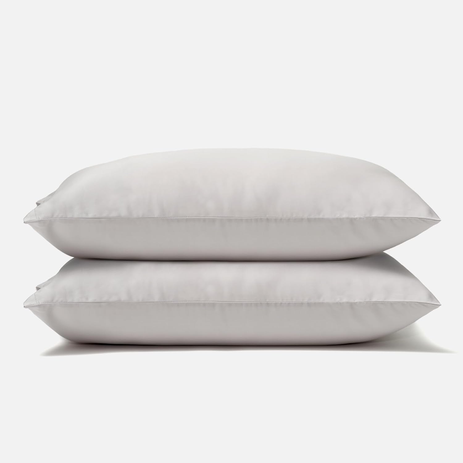Breeze Eucalyptus pillowcase set with two warm gray pillowcases