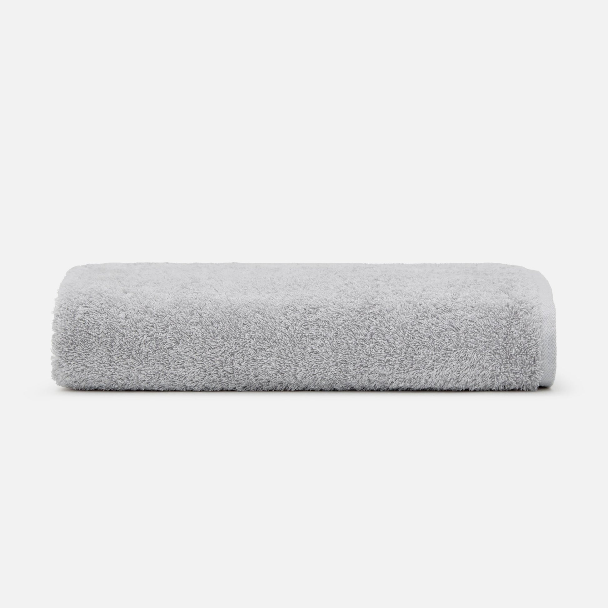 Soft and highly absorbent NELPANDA Plush Egyptian cotton bath towel in gray