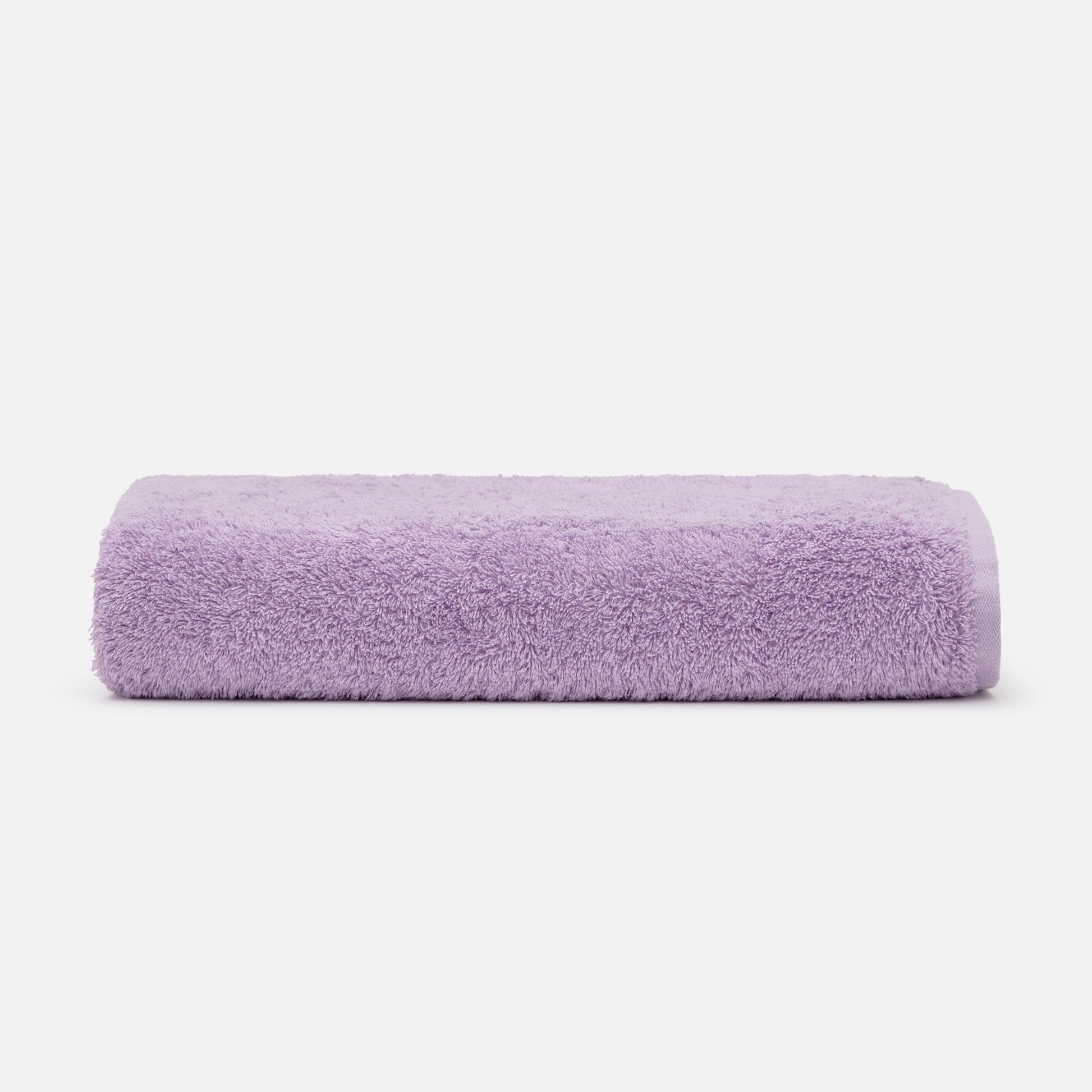 Soft and highly absorbent NELPANDA Plush Egyptian cotton bath towel in purple