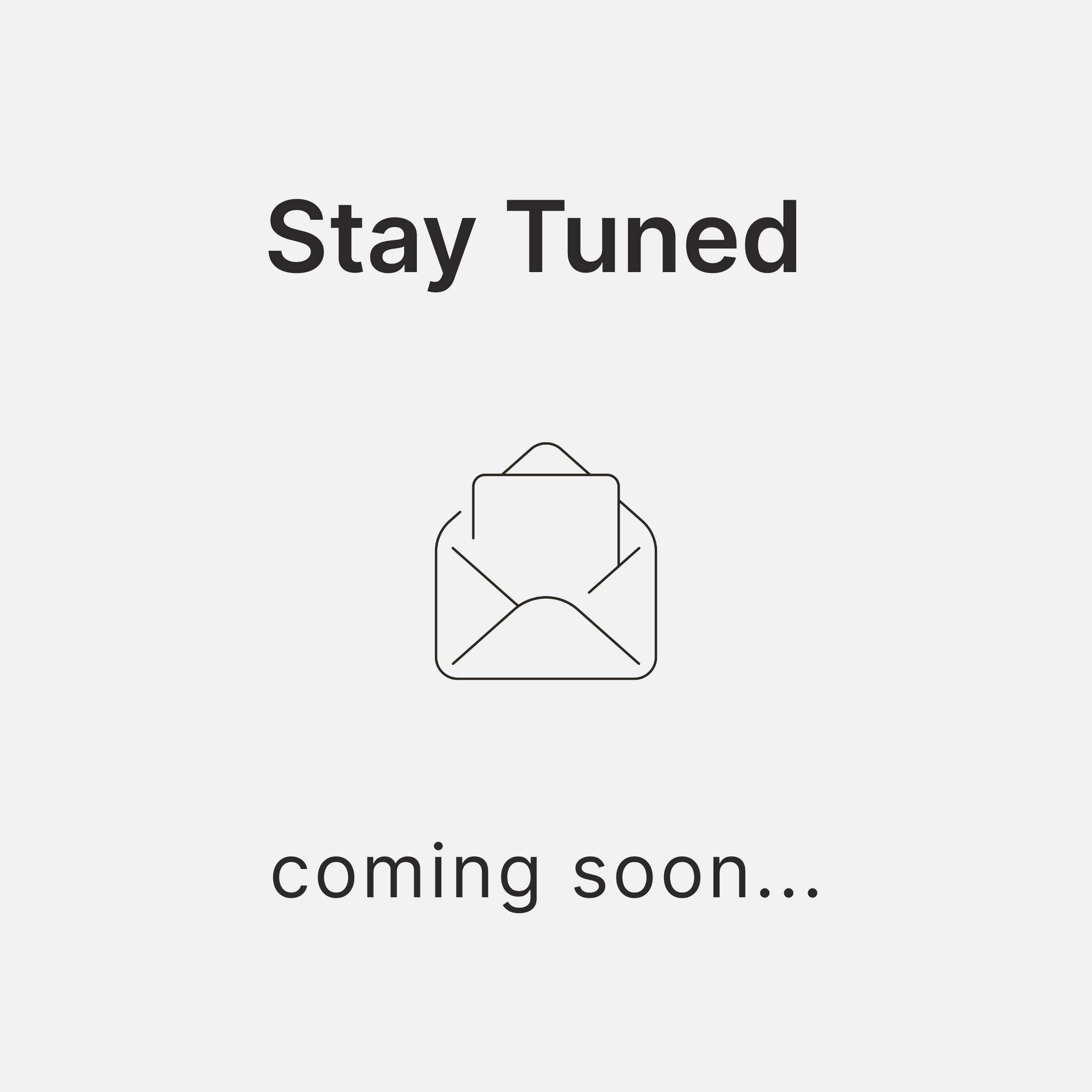 Placeholder image with 'Stay Tuned' text and envelope icon on a light gray background