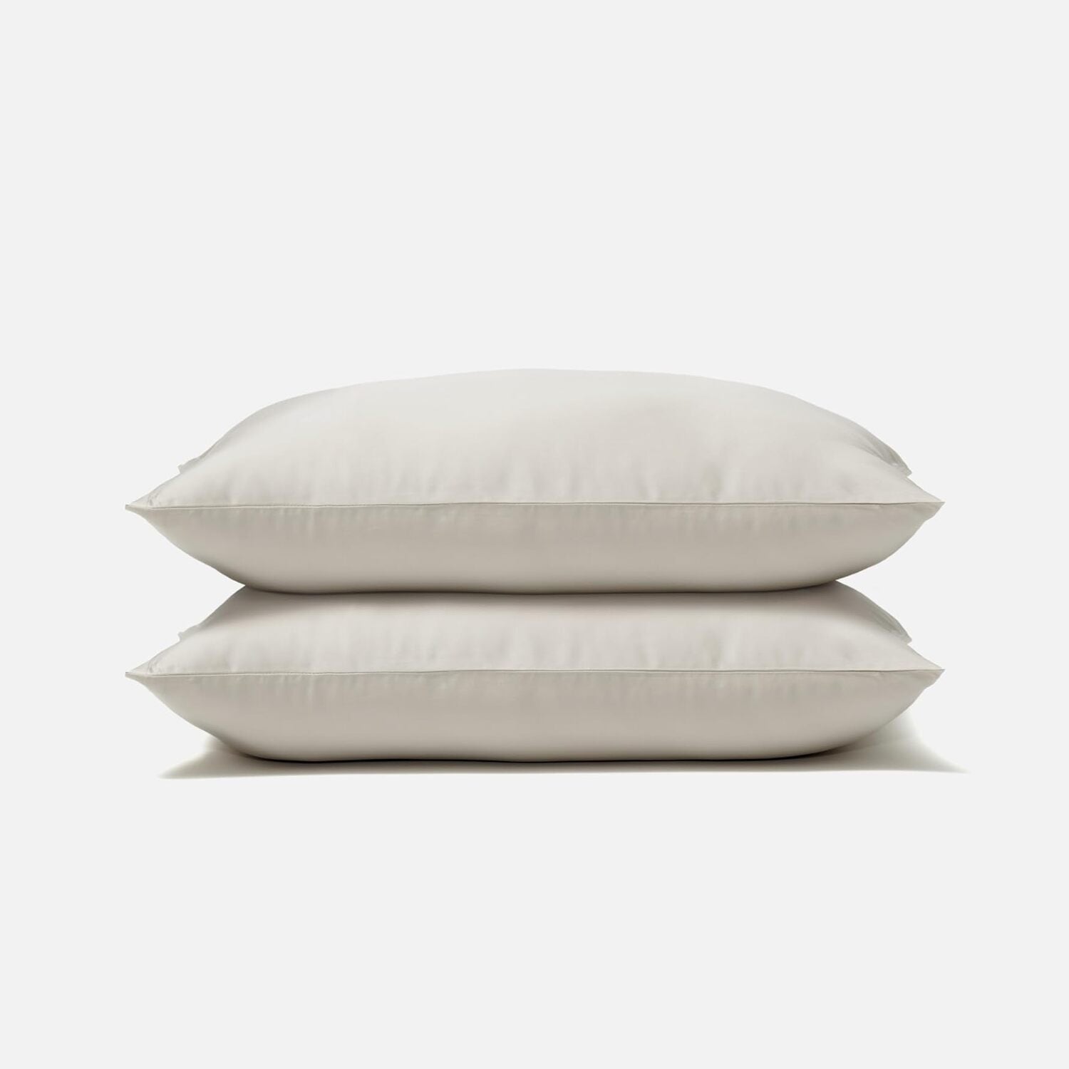 Breeze Eucalyptus pillowcase set with two soft beige pillowcases - scaled