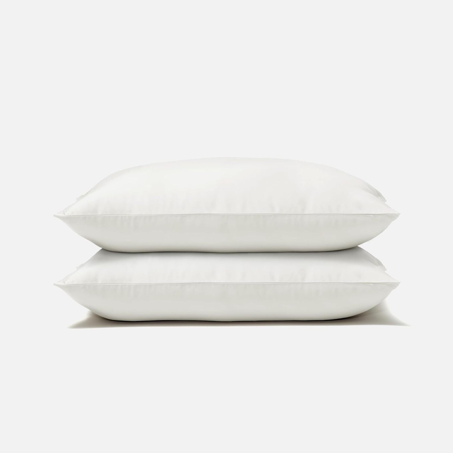 Breeze Eucalyptus pillowcase set with two soft white pillowcases - scaled