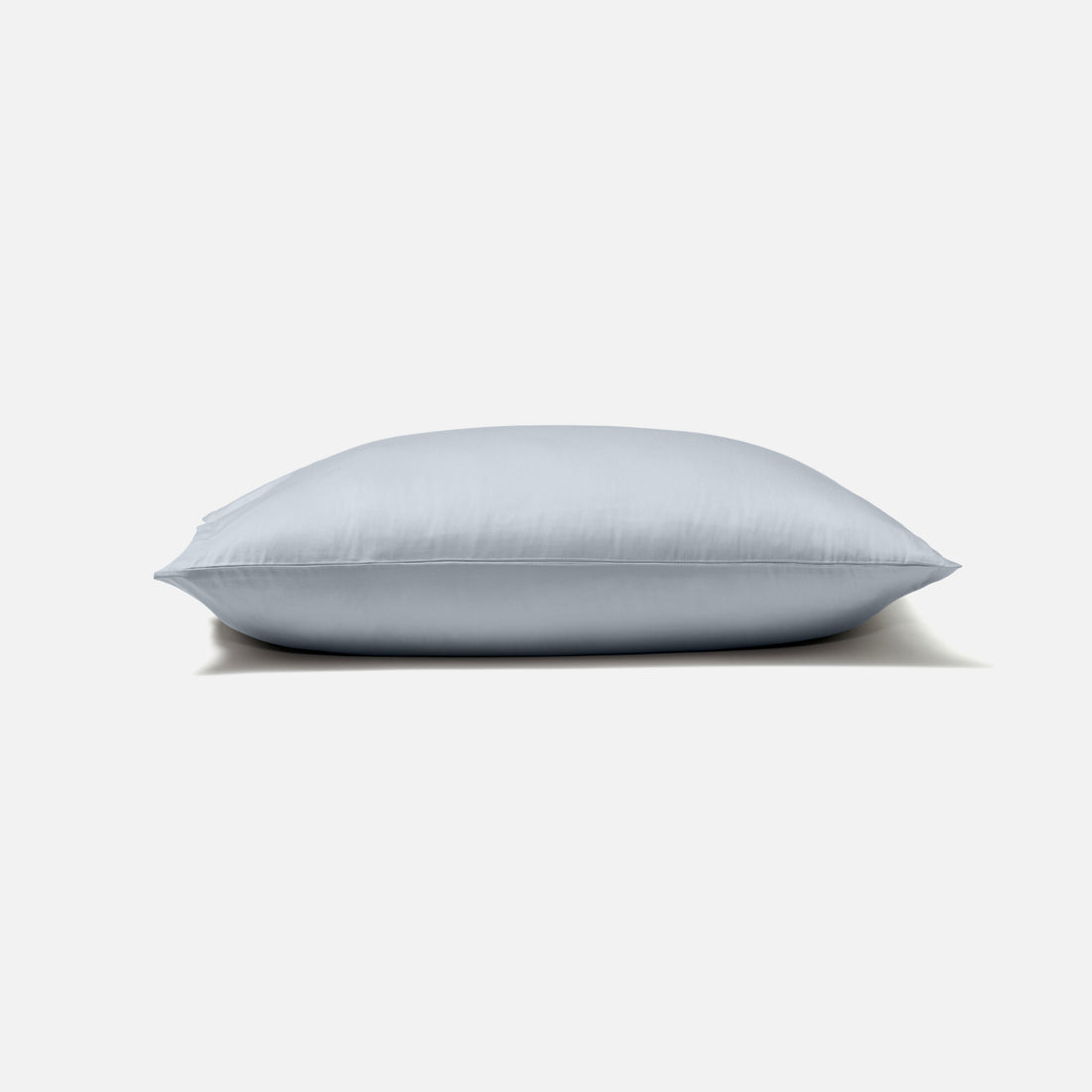 Classic pillowcase in blue color, soft sateen weave