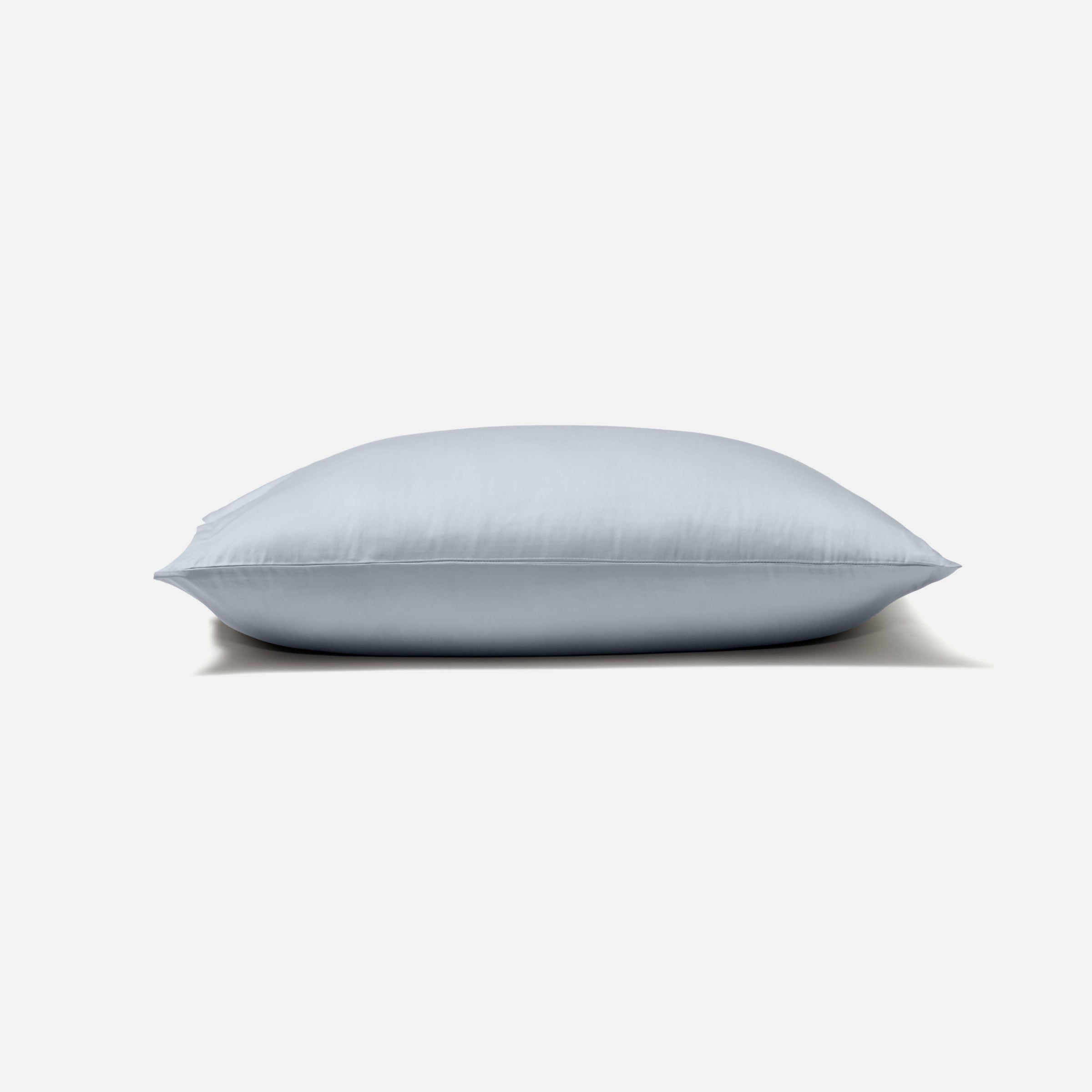 Classic pillowcase in blue color, soft sateen weave