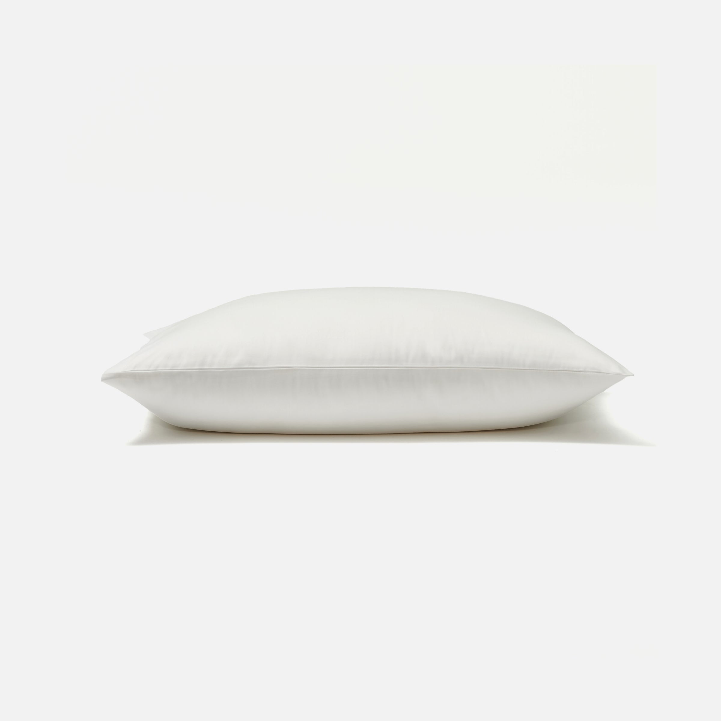 Classic pillowcase in soft white color, premium cotton material