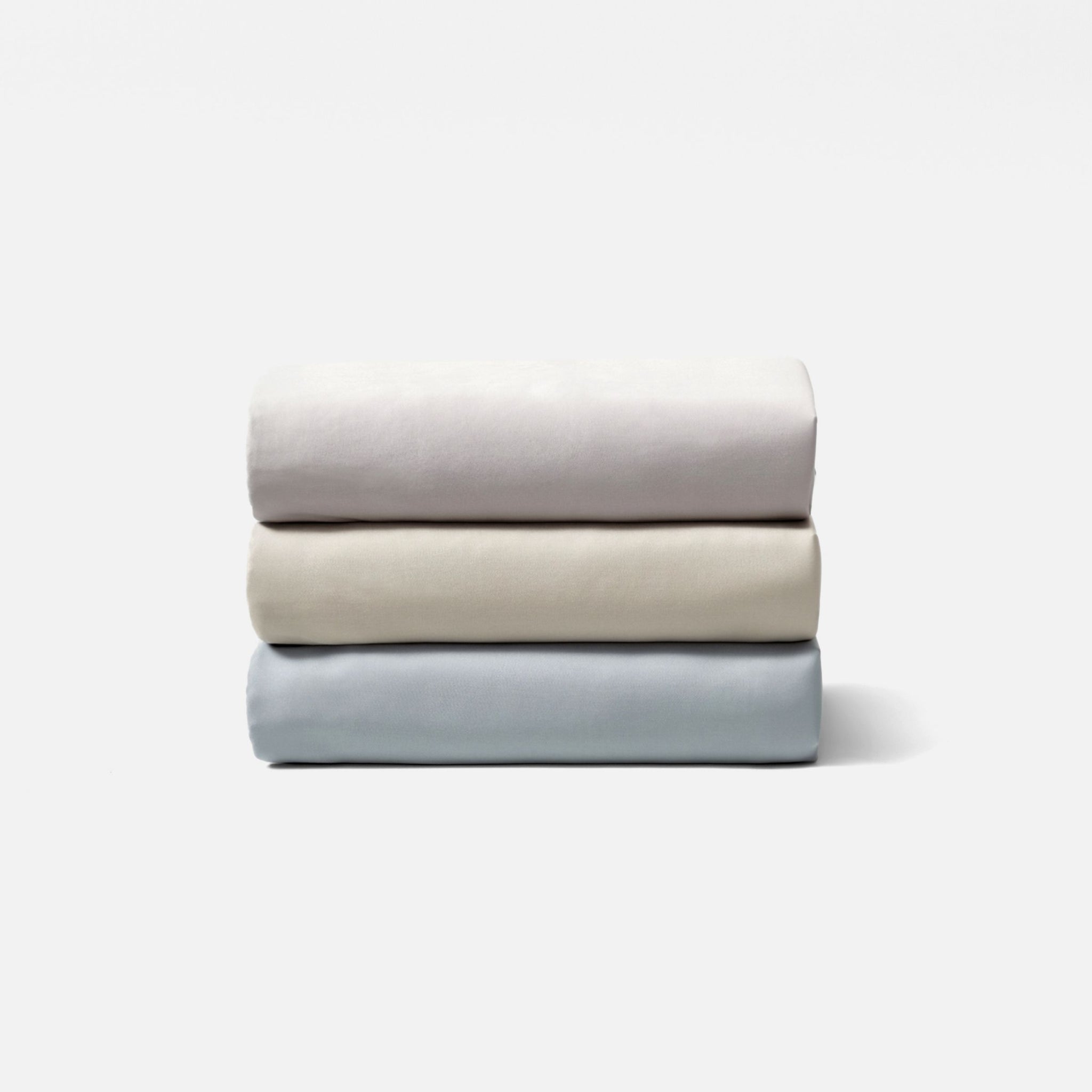 gray, beige and blue 100% Tencel™ Lyocell fiber duvet cover 