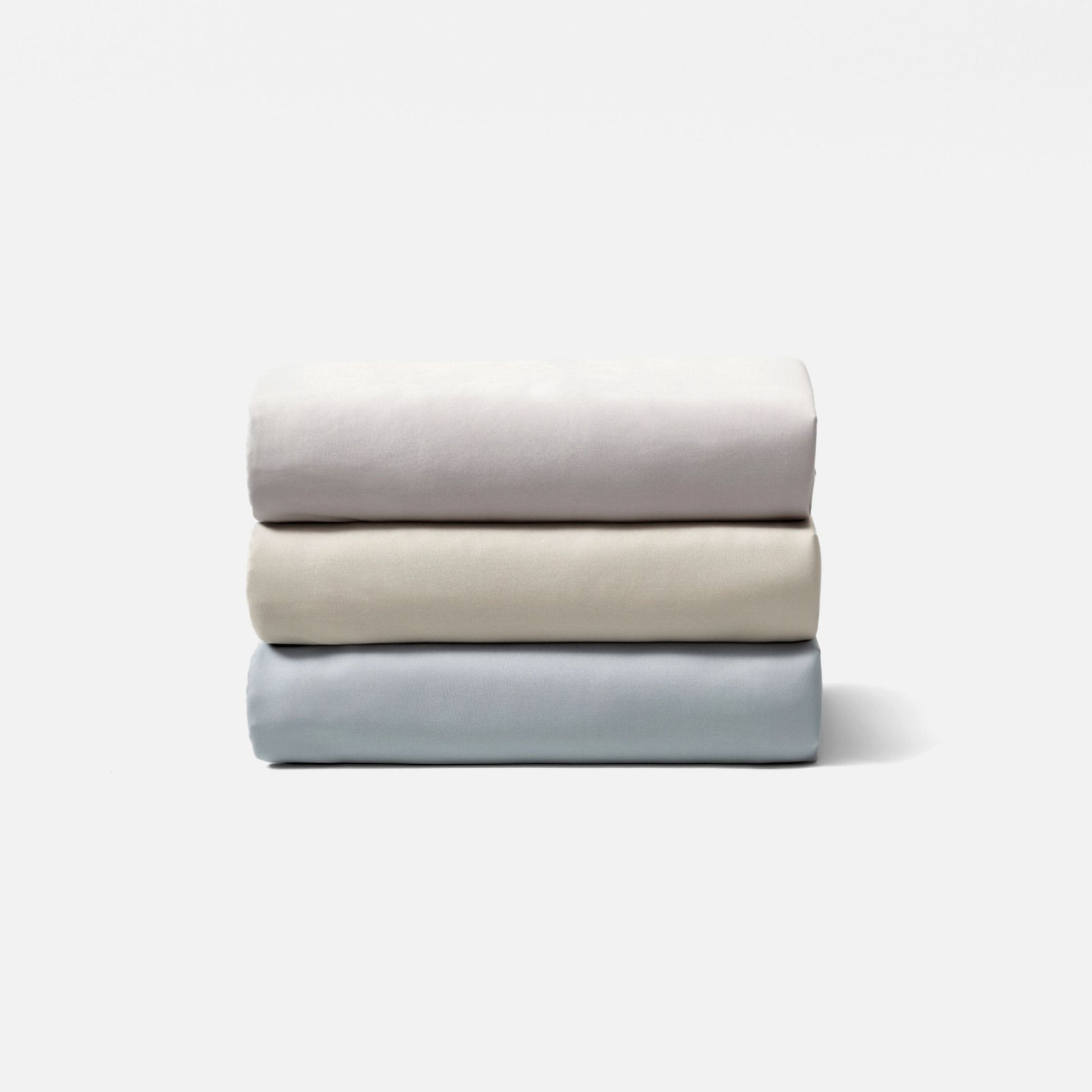 gray, beige and blue 100% Tencel™ Lyocell fiber duvet cover 