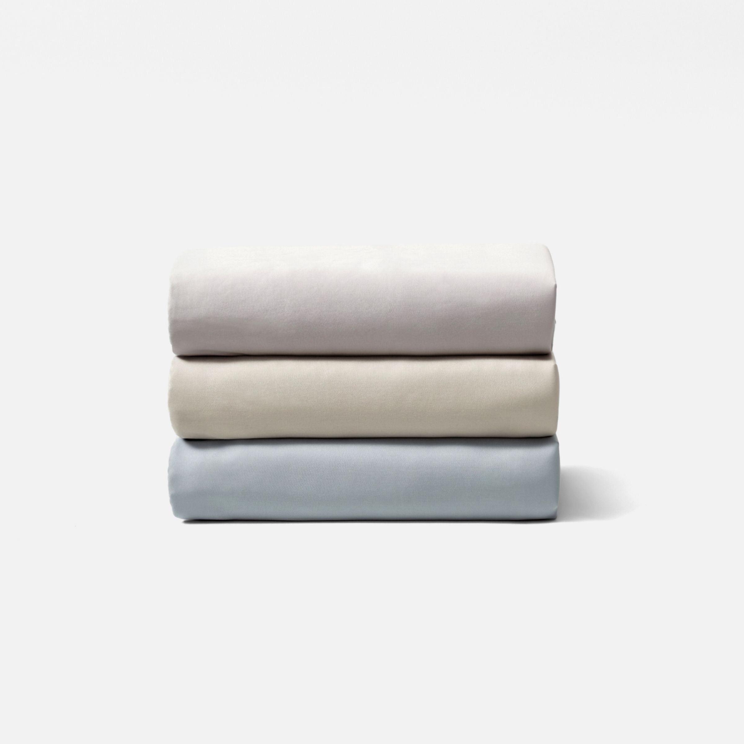 gray, beige and blue 100% Tencel™ Lyocell fiber duvet cover 