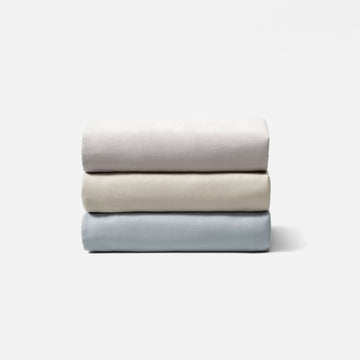 gray, beige and blue 100% Tencel™ Lyocell fiber duvet cover 