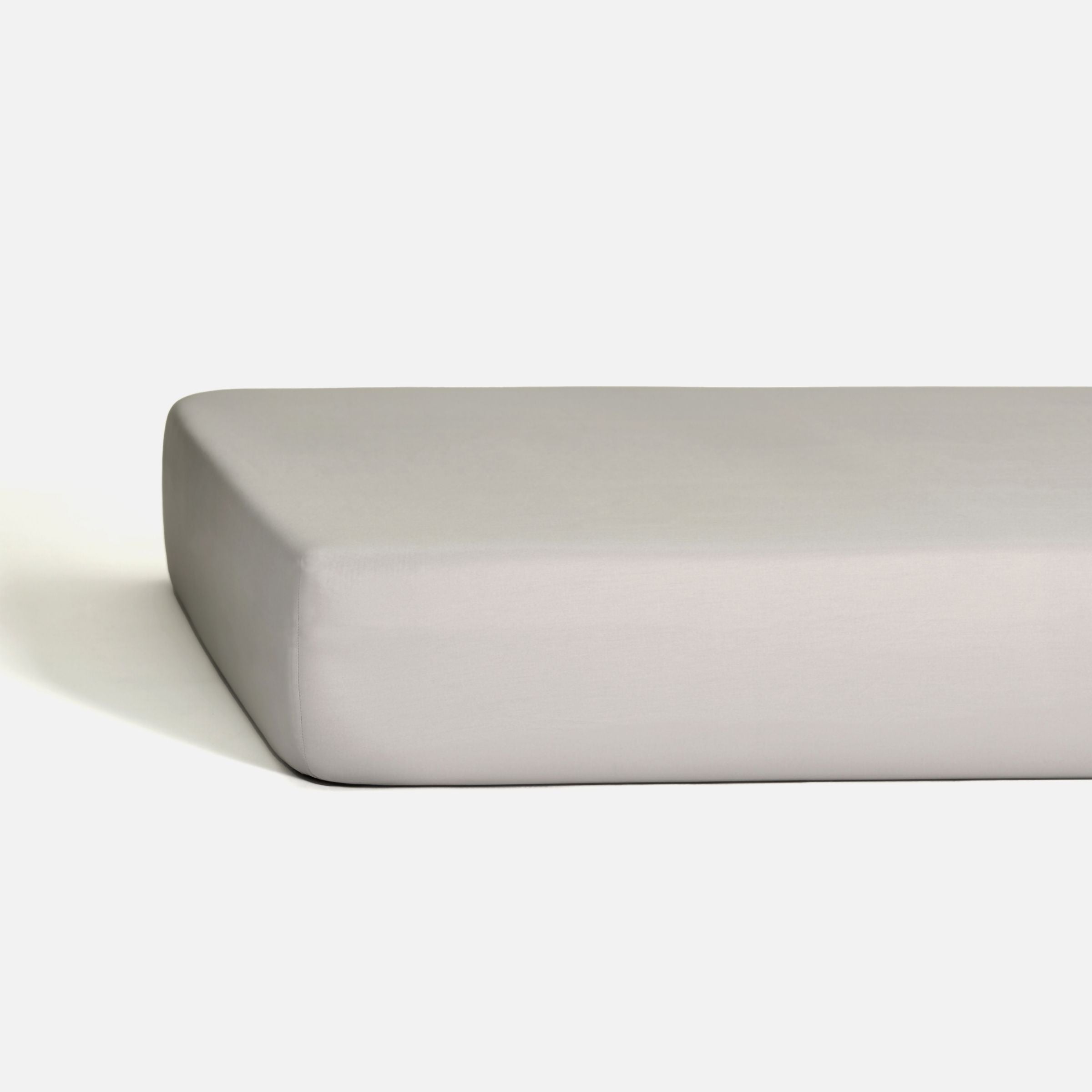 Nelpanda Classic 100% cotton fitted sheet in gray