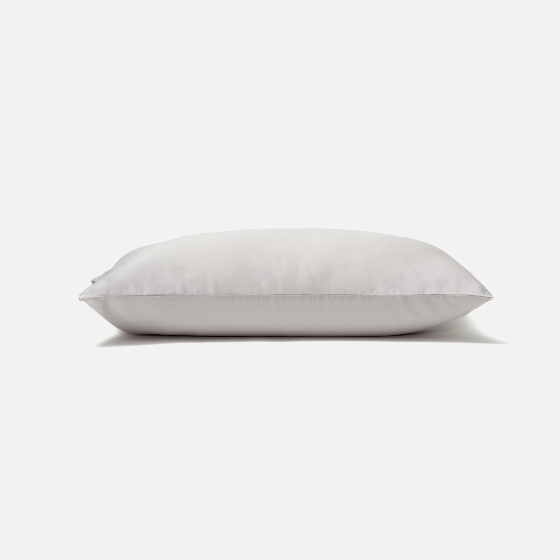 eucalyptus tencel pillowcase in gray, eco-certified material
